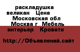  раскладушка 101 великан › Цена ­ 1 999 - Московская обл., Москва г. Мебель, интерьер » Кровати   